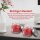 Duftkerze im Glas "Macaron" 2er-Pack Donut Himbeere