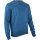 hemmy Fashion Herren Pullover V Neck uni - petrol - mittelblau XL