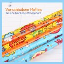 Bleistifte HB 6er-Pack Comic Design mit Radiergummi