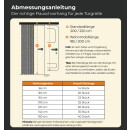 Befestigungsschiene für Flauschvorhang (Anthrazit) - 56cm