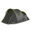 Familienzelt 4-5 Personen schwarz wasserdicht