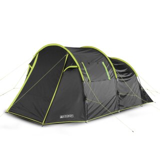 Familienzelt Tunnelzelt 4 Personen wasserdicht & extra geräumig 455x260x190cm