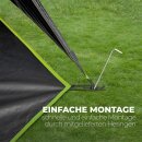 Familienzelt Tunnelzelt 4 Personen wasserdicht & extra geräumig 455x260x190cm