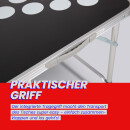 Bierpong Tisch Trinkspiel - Faltbarer und höhenverstellbarer Partytisch 240cm