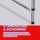 Bierpong Tisch Trinkspiel - Faltbarer und höhenverstellbarer Partytisch 240cm