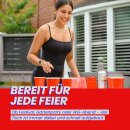 Bierpongtisch Trinkspiel - Faltbarer und höhenverstellbarer Partytisch 240cm