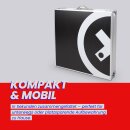 Bierpongtisch Trinkspiel - Faltbarer und höhenverstellbarer Partytisch 240cm