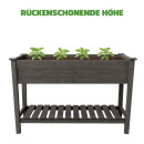 Hochbeet Blumenbeet aus Holz 85x45x81 cm
