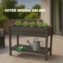 Hochbeet Blumenbeet aus Holz 85x45x81 cm