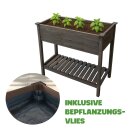 Hochbeet Blumenbeet aus Holz 85x45x81 cm