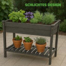Hochbeet Blumenbeet aus Holz 85x45x81 cm
