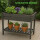 Hochbeet Blumenbeet aus Holz 85x45x81 cm