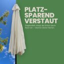 Gartenschirm ⌀ 300cm Aluminium mit Kurbel