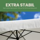 Gartenschirm ⌀ 300cm Aluminium mit Kurbel