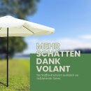 Sonnenschirm mit Aluminium-Mast, Kurbel ohne Standfuß Ø300cm