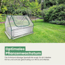 Hochbeet mit Gewächshaus 2in1 Metall