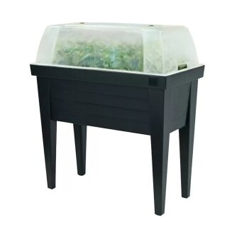 Hochbeet mit Haube 100x50x107 cm für Balkon, Terrasse & Garten