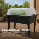 Hochbeet mit Haube 100x50x107 cm für Balkon,...