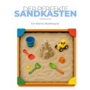 Sandkasten 90 cm x16 cm x 90 cm mit Abdeckung