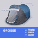Ultraleichtes 1 - 2 Personen Wurfzelt - 305x135x95cm