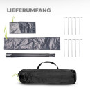 Campingzelt 2 Personen schwarz wasserdicht