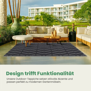 Outdoor Teppich - Raute - 90cm x 150cm