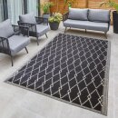 Outdoor-Teppich aus recycelten Premium-Kunststoff Raute...
