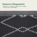 Outdoor-Teppich aus recycelten Premium-Kunststoff Raute 120cm x 180cm