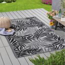 Outdoor-Teppich aus recycelten Premium-Kunststoff Farn...
