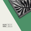 Outdoor-Teppich aus recycelten Premium-Kunststoff Farn 160cm x 230cm