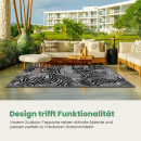 Outdoor-Teppich aus recycelten Premium-Kunststoff Farn 160cm x 230cm
