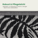 Outdoor-Teppich aus recycelten Premium-Kunststoff Farn 160cm x 230cm