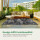 Outdoor-Teppich aus recycelten Premium-Kunststoff Farn 160cm x 230cm
