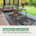 Outdoor-Teppich aus recycelten Premium-Kunststoff Farn 160cm x 230cm