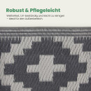 Outdoor-Teppich aus recycelten Premium-Kunststoff Ethno 90cm x 150cm