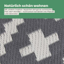 Outdoor-Teppich aus recycelten Premium-Kunststoff Ethno 90cm x 150cm