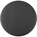 Stuhlkissen schwarz ⌀ 38cm Lederimitat mit Antirutsch