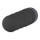 Kunstlederkissen für Stuhl mit Antirutsch ⌀38cm Schwarz 6er Pack
