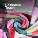 Kuscheldecke Wohndecke mit Cashmere-Touch 150x200cm Trapez