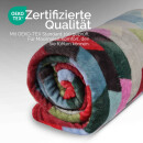 Kuscheldecke Wohndecke mit Cashmere-Touch 150x200cm Trapez