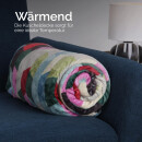 Kuscheldecke Wohndecke mit Cashmere-Touch 150x200cm Trapez