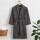 Bademantel aus 100% Coral Fleece Grau 4XL