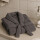 Bademantel aus 100% Coral Fleece Grau 6XL