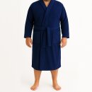 Bademantel aus 100% Coral Fleece Marine 4XL