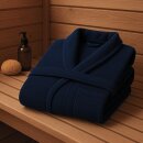 Bademantel aus 100% Coral Fleece Marine 4XL