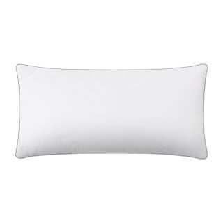 Kopfkissen "3 Kammer" mit Außensteg Federfüllung 40x80cm