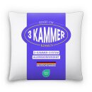 3 Kammer Kopfkissen mit Steg - Federfüllung 80x80cm