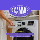 Kopfkissen "3 Kammer" mit Außensteg Federfüllung 80x80cm