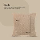 Kissenhülle Bubble 60x60cm Beige