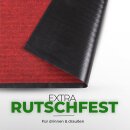 Fußmatte - Schmutzfangmatte 60x40cm - Rot
